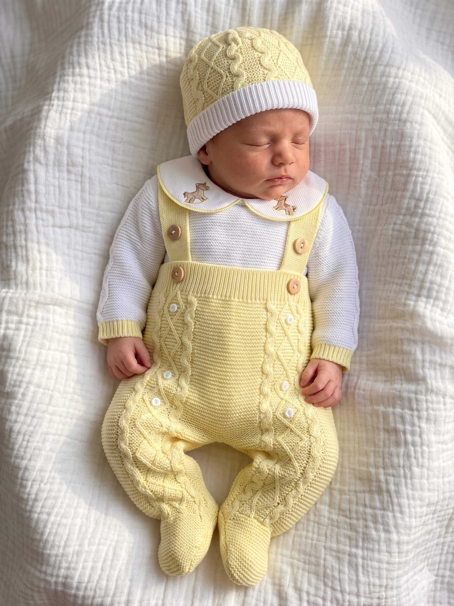 Little Horse Three Piece Knitted