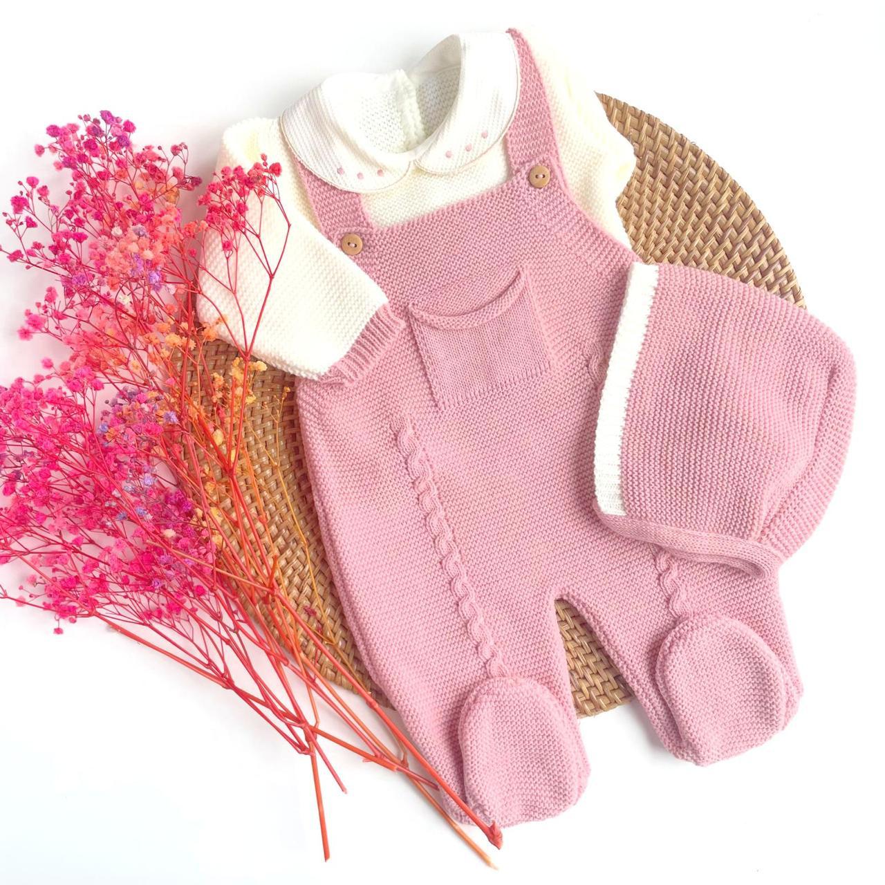 Pocket Three Piece Knitted