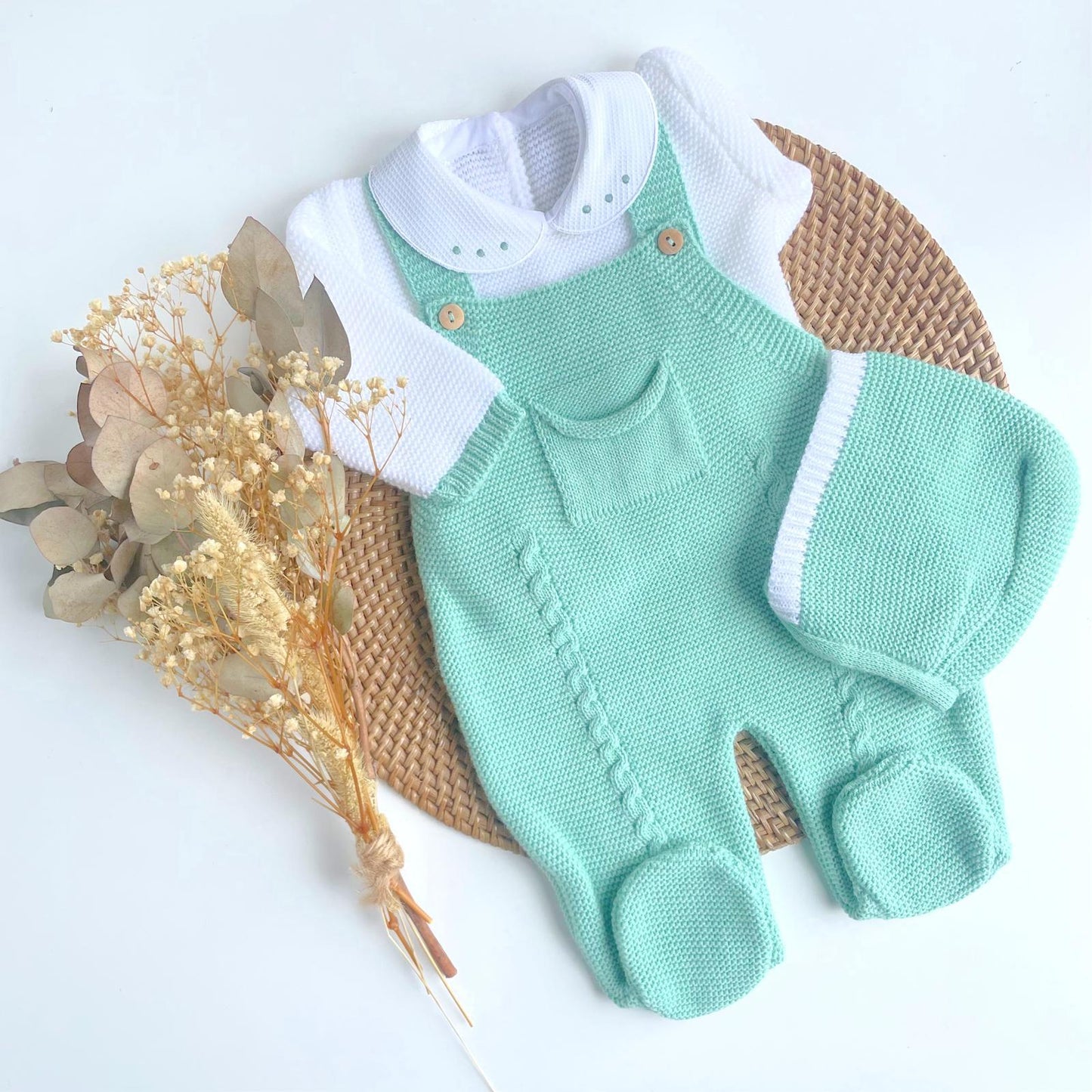 Pocket Three Piece Knitted