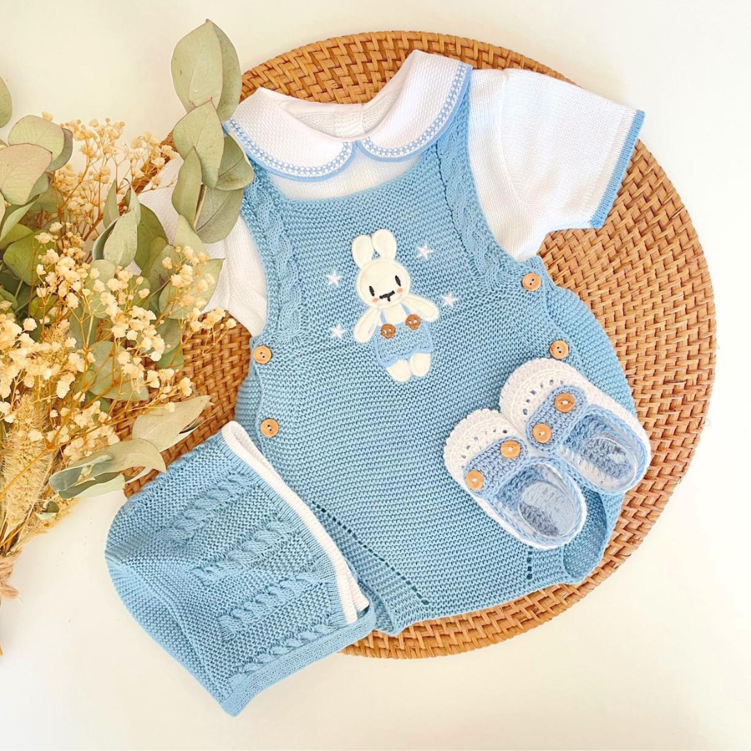 Bunny 4 Piece Knitted Outfit