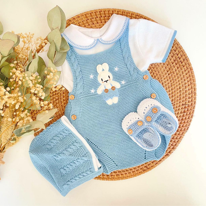 Bunny 4 Piece Knitted Outfit