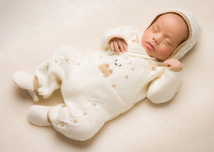 Bunny Three Piece Knitted