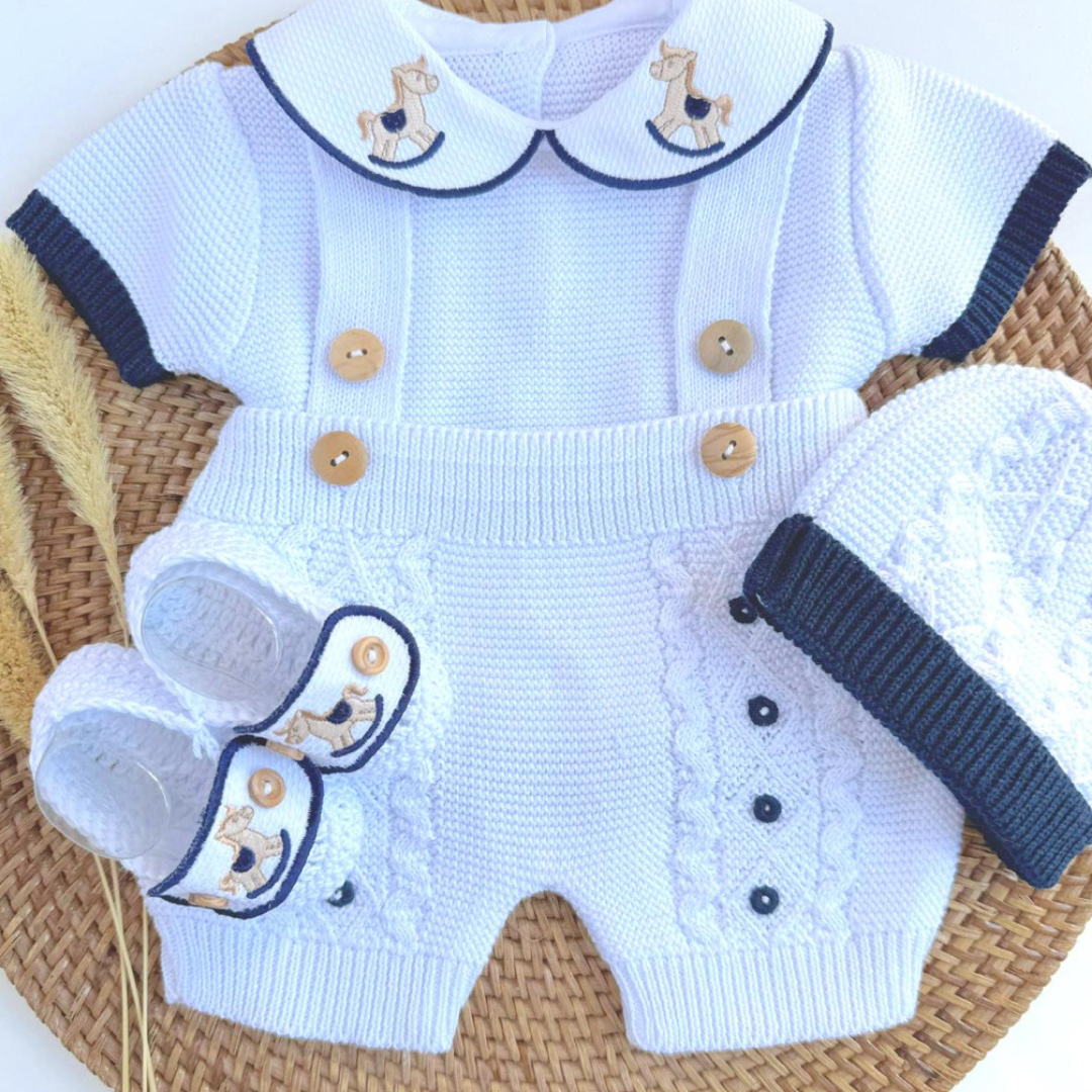 Horse 4 Piece Knitted Outfit