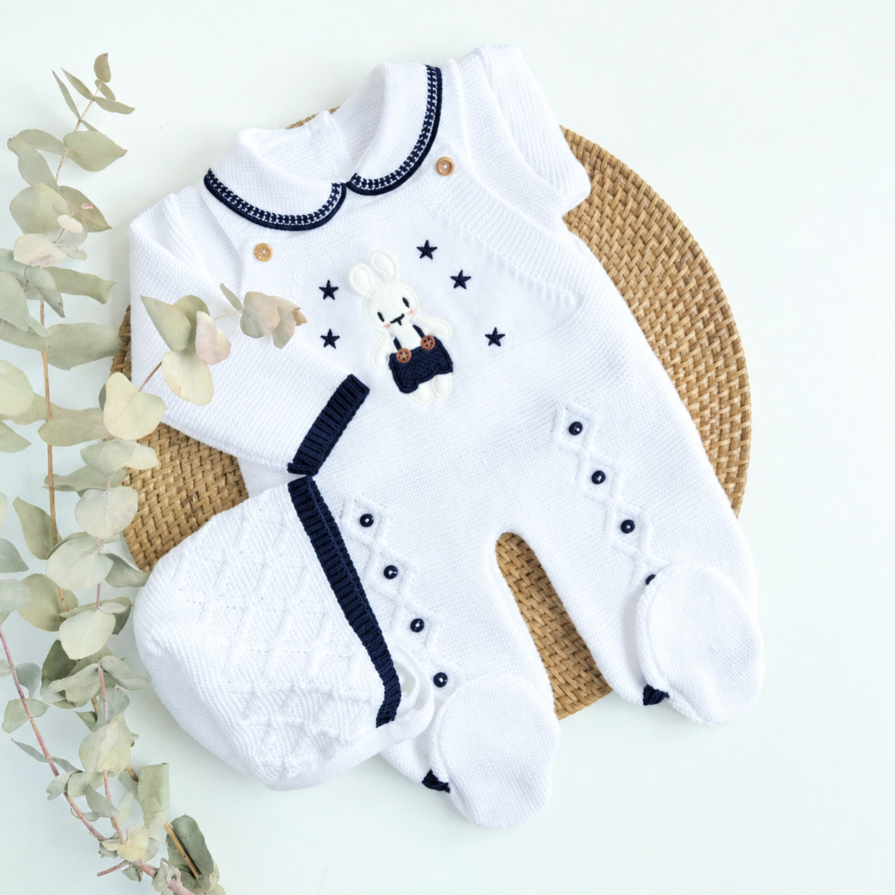 Bunny Three Piece Knitted