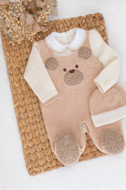 Bear Three Piece Knitted