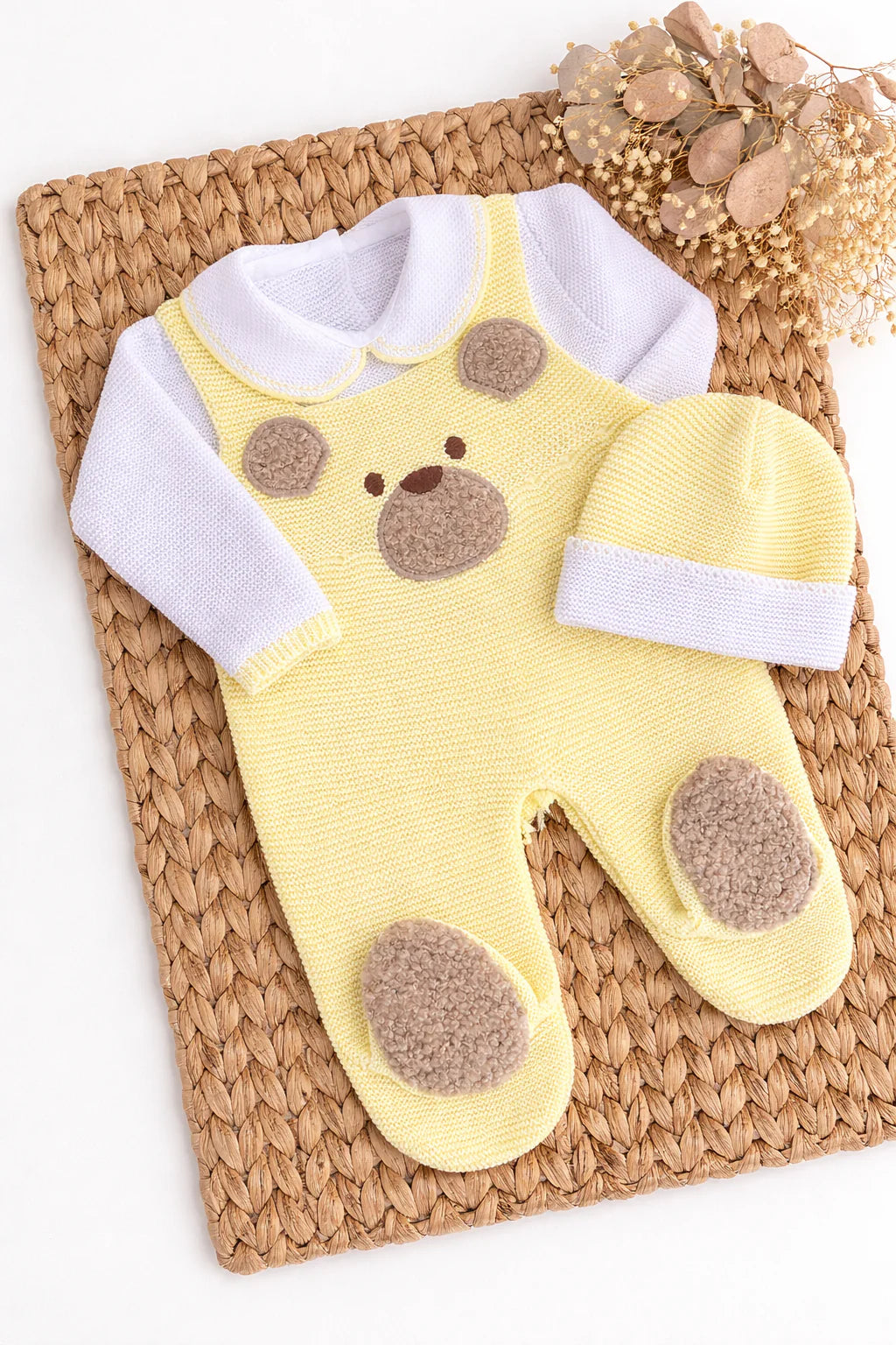 Bear Three Piece Knitted