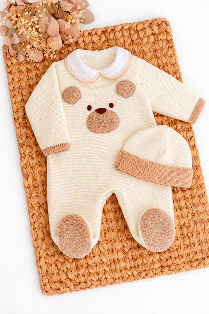 Bear Three Piece Knitted