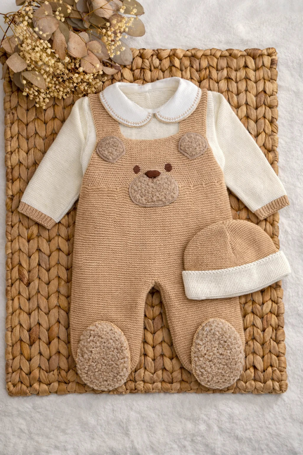 Bear Three Piece Knitted