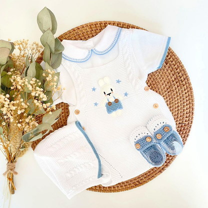 Bunny 4 Piece Knitted Outfit