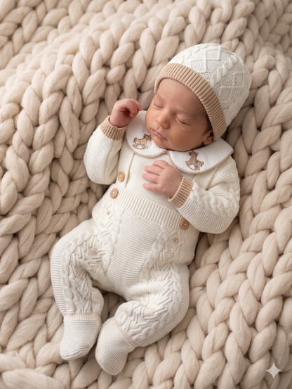 Little Horse Three Piece Knitted