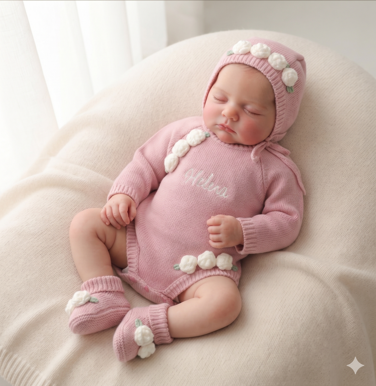 ranita cloe 3 Piece Knitted Outfit
