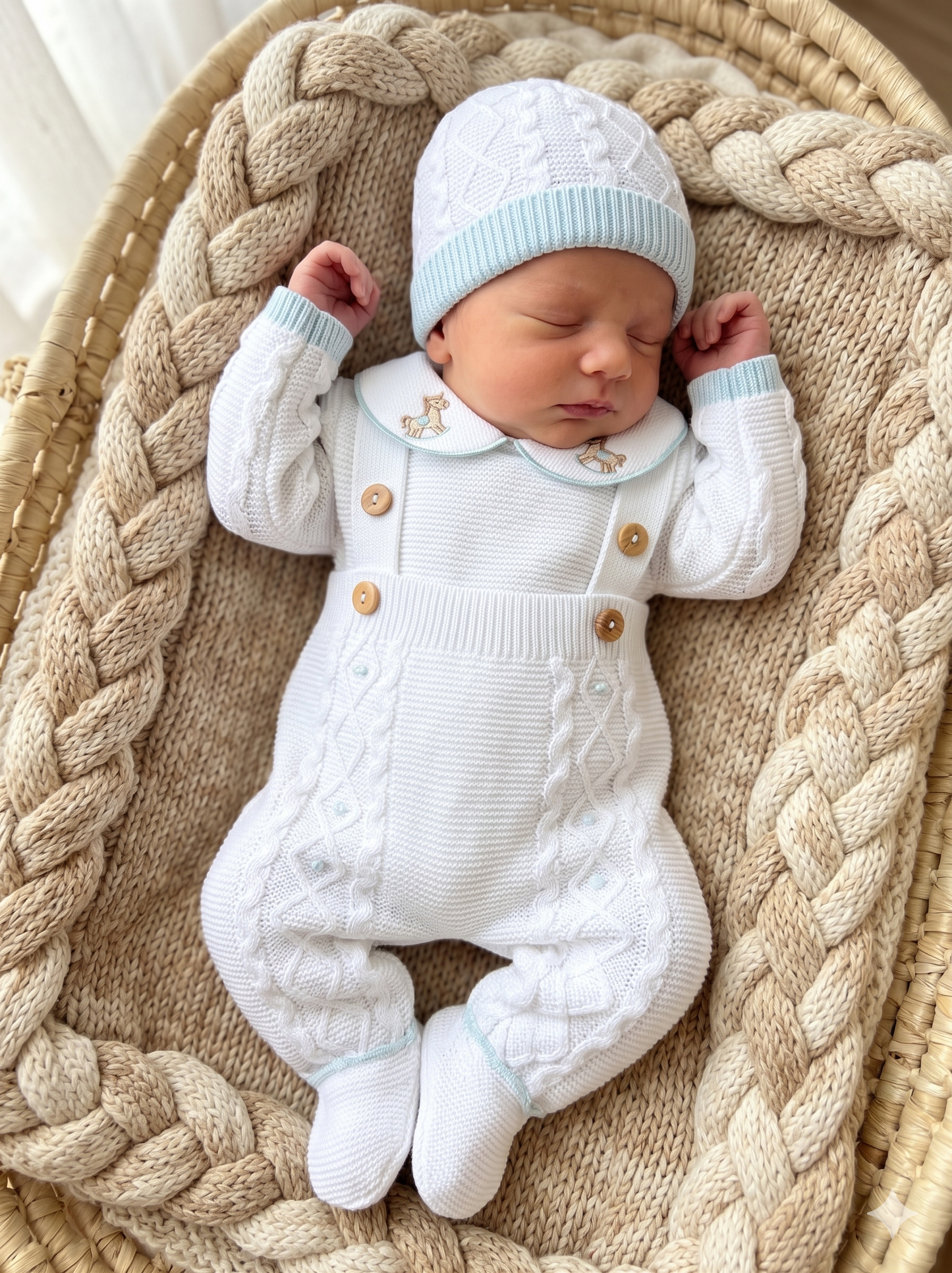 Little Horse Three Piece Knitted