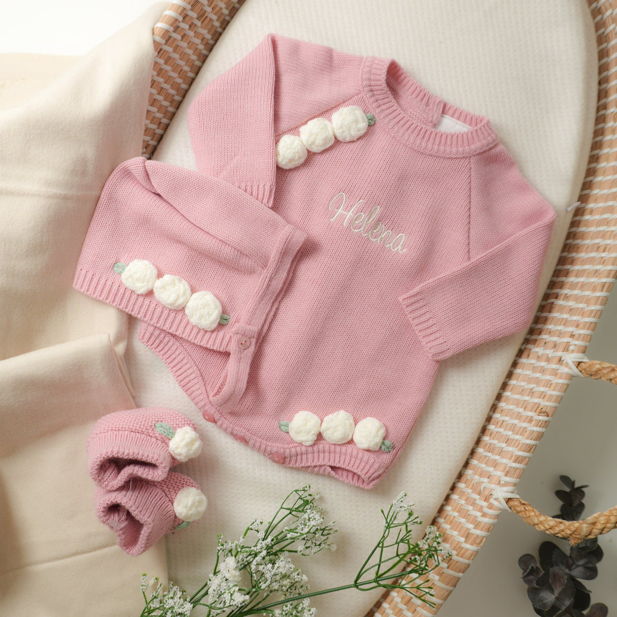 ranita cloe 3 Piece Knitted Outfit