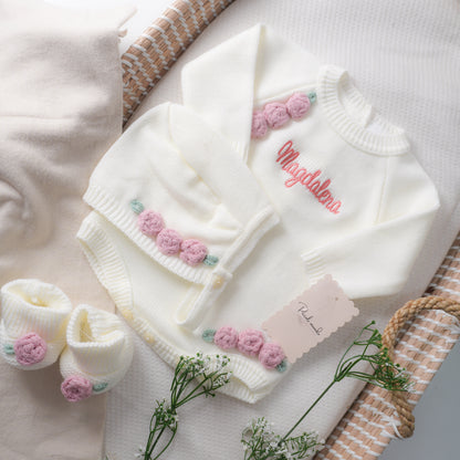 ranita cloe 3 Piece Knitted Outfit