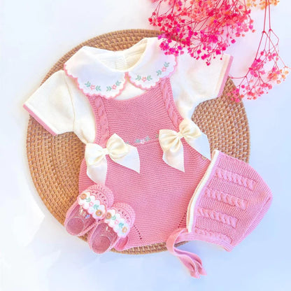 Princess  4 Piece Knitted Outfit