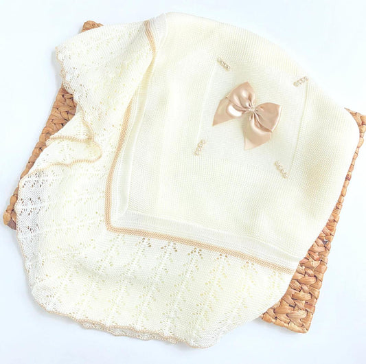 Petalo Flores Knitted Blanket
