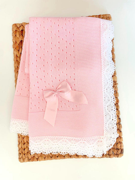 Puntilla Knitted Blanket