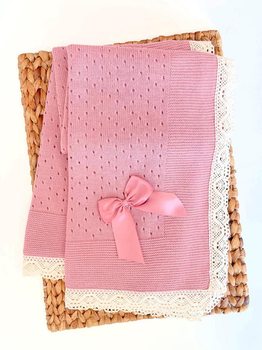 Puntilla Knitted Blanket