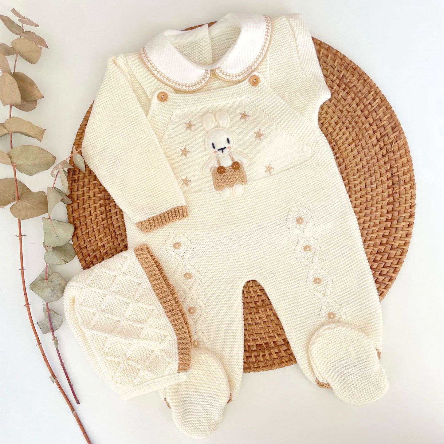 Bunny Three Piece Knitted