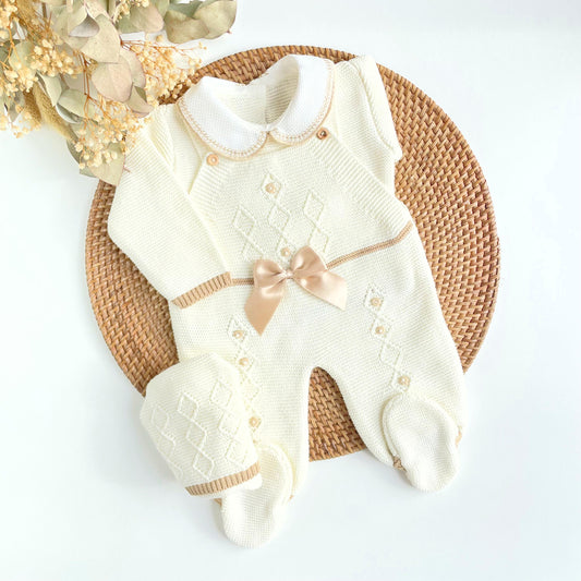 Peto Coffee Three Piece Knitted