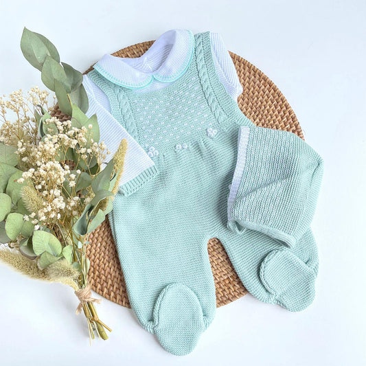 Jacquard Three Piece Knitted