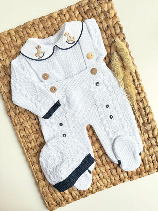 Little Horse Three Piece Knitted
