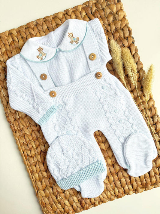 Little Horse Three Piece Knitted