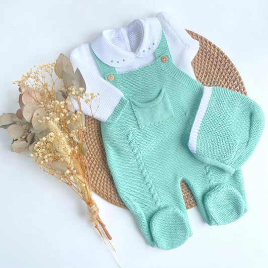 Pocket Three Piece Knitted