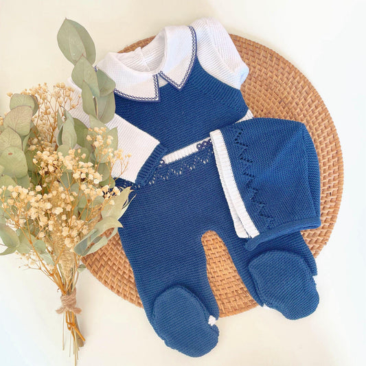 Java gorro Three Piece Knitted