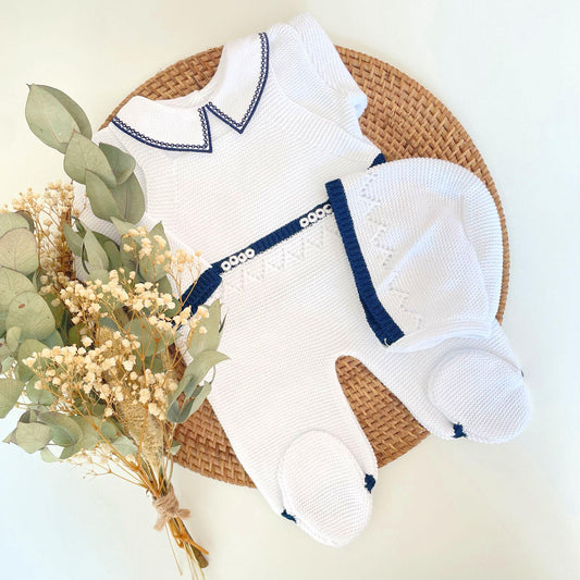 Java gorro Three Piece Knitted