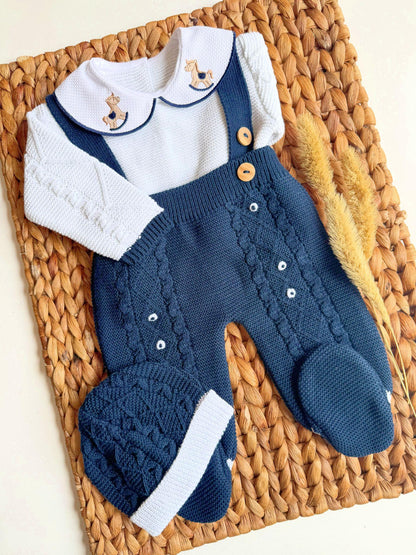 Little Horse Three Piece Knitted