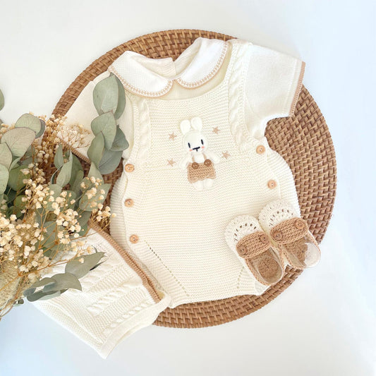 Bunny 4 Piece Knitted Outfit