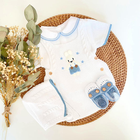 Bunny 4 Piece Knitted Outfit