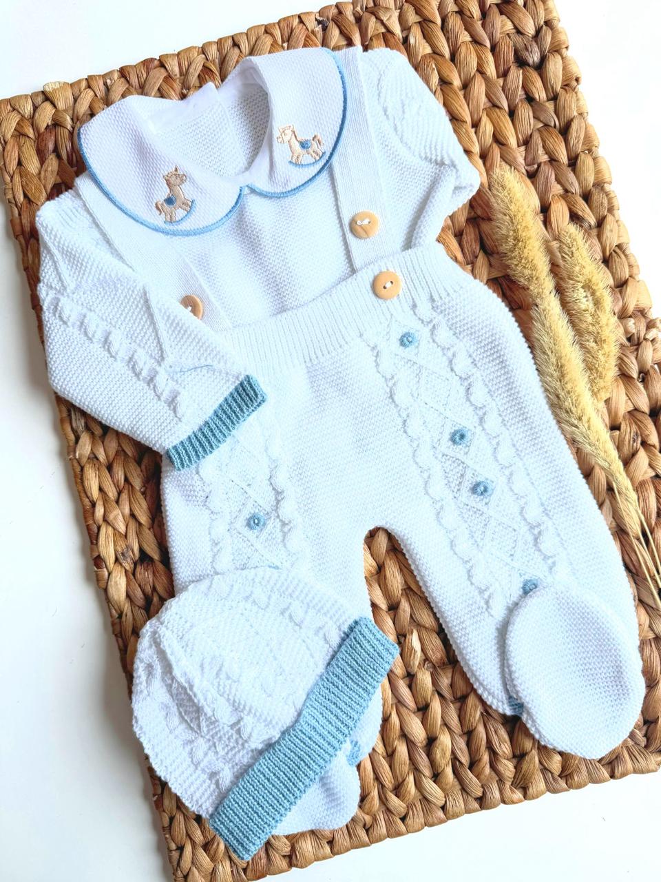 Little Horse Three Piece Knitted
