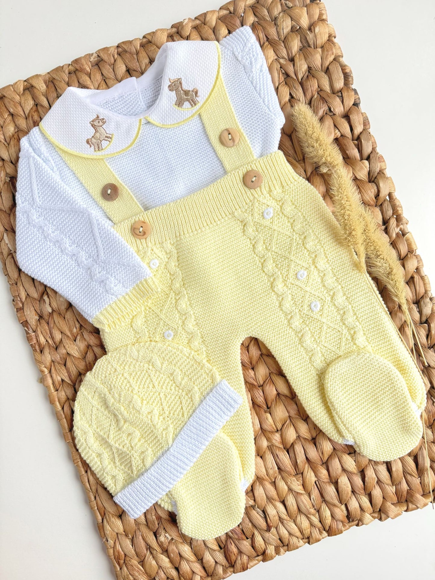 Little Horse Three Piece Knitted