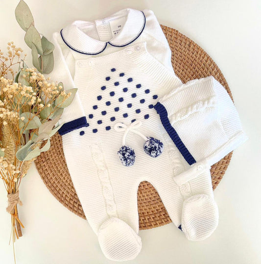 Pipocas Three Piece Knitted
