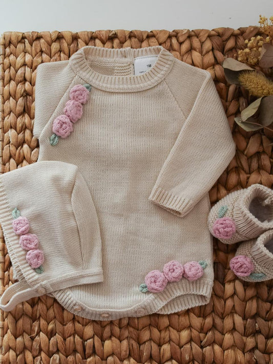 ranita cloe 3 Piece Knitted Outfit