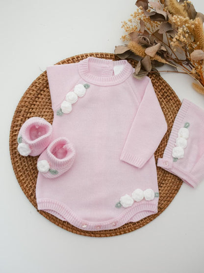 ranita cloe 3 Piece Knitted Outfit