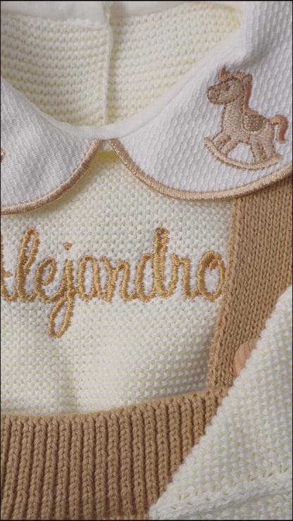 Little Horse Three Piece Knitted